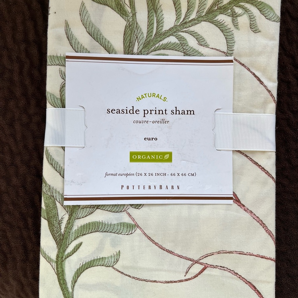Pottery Barn Seaside Print Sham - x1